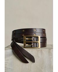 Free People - Double Buckle Belt - Lyst
