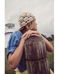 Free People - Cora Crochet Knit Skull Cap - Lyst