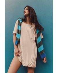 free-est - Shorebound Cotton-Jersey Mini Dress By - Lyst