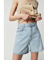 Agolde - Stella Shorts At Free People In Innovate, Size: 26 - Lyst