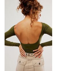 Intimately By Free People - Low-back Seamless Long Sleeve Top - Lyst