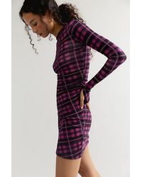 Summi Summi - Long Sleeve A-Line Mini Dress - Lyst