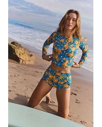 Seea - Palomar Uv Protection Crop Top Rashguard - Lyst