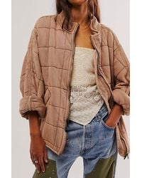 Free People - Dolman Quilted Knit Jacket - Lyst