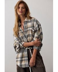 Free People - Ashley Plaid Shirt - Lyst