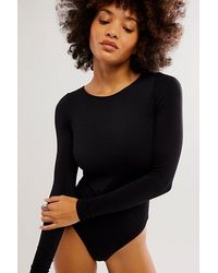 Intimately By Free People - Clean Lines Long-sleeve Bodysuit - Lyst