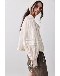 Free People - We The Free La Lune Blouse - Lyst