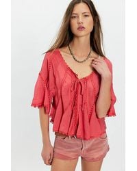 Free People - Michelle Blouse - Lyst