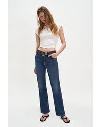 Wrangler - Wrancher Mid-Rise Bootcut Jeans - Lyst
