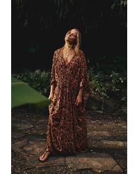 Free People - Groovy Baby Maxi Kaftan - Lyst