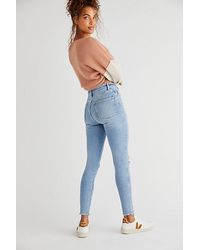 Free People - Raw High-rise Jegging - Lyst
