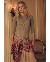 Free People - We The Free Easy Does It Three-Quarter Sleeve Top - Lyst