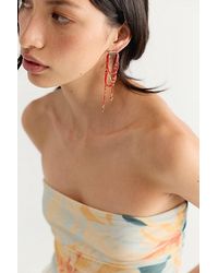 Free People - Muse Semi-Precious Stone Beaded Dangle Earrings - Lyst