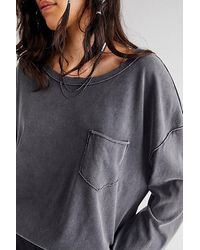 Free People - Fade Into You Tee At Free People In Metal Stiletto, Size: Xs - Lyst