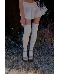Free People - Viola Over-The-Knee Socks - Lyst