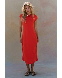 free-est - Good Feels Slim Midi Dress By - Lyst