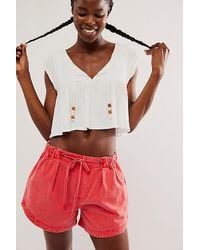 Free People - Romy Pull-on Shorts - Lyst