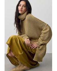 Free People - We The Free Worn Thru Turtleneck Sweater - Lyst