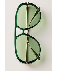 Free People - Sunday Afternoon Oversized Aviator Sunglasses - Lyst