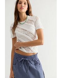 Free People - Solita Lace Top - Lyst