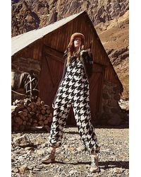 Free People - Hit The Slopes Printed Salopette - Lyst