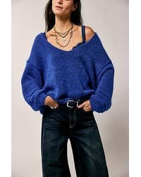 Free People - Marina Softspun Knit Sweater - Lyst