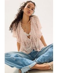 Free People - In Your Dreams Lace Top - Lyst