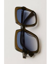 Free People - The Beaumont Square Polarized Sunglasses - Lyst