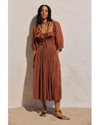 free-est - Oasis Midi Dress By - Lyst