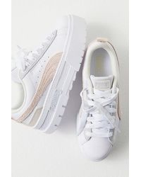 PUMA - Mayze Mix Sneakers At Free People In White/rosebay, Size: Us 8 - Lyst