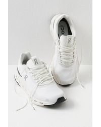 On Shoes - Running Cloudnova Form Sneakers At Free People In White/eclipse, Size: Us 6 - Lyst