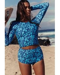 Abysse - Hoffman High-Waisted Boyshort Surf Bottoms - Lyst