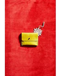 Free People - Pulito Mini Wallet At In Yuletide Lime - Lyst