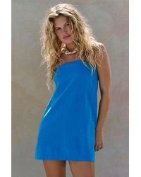 free-est - Essentially The Best Cotton-Linen Mini Dress By - Lyst