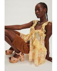 Free People - Fiona Printed Tunic - Lyst