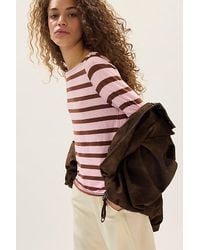 Free People - Most Loved Striped Long Sleeve - Lyst