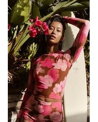 Rhythm - Long-Sleeve Surf Crop - Lyst