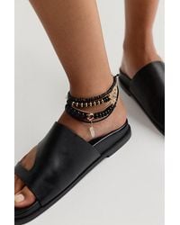 Free People - Hailee Beaded Anklet - Lyst