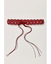 Free People Leda Wrap Belt in Red | Lyst display picture 3