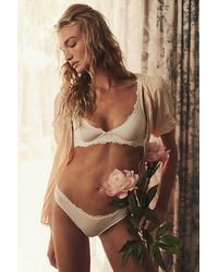 Intimately By Free People - Charlie Lace Microfiber Plunge Underwire Bra By - Lyst