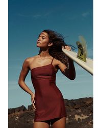 Seea - Bolinas Surf One-piece At Free People In Walnut, Size: Small - Lyst