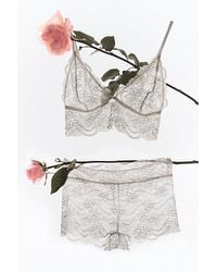Intimately By Free People - Last Dance Lace Longline Bralette By - Lyst