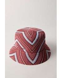 Kangol - Diagonal Stripes Bucket Hat - Lyst