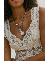 Free People - Oversized Coin Necklace - Lyst