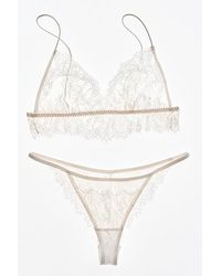 Intimately By Free People - Lacebound Longline Triangle Bralette By - Lyst