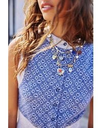 Free People - Maxamillion Charm Necklace - Lyst