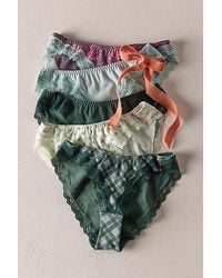 Intimately By Free People - Oh My Darling Cotton Bikini Undies 5-Pack By - Lyst