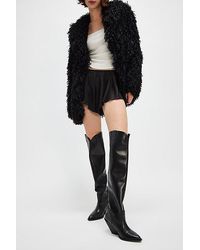 Free People - Triple Crown Over-The-Knee Suede Boots - Lyst