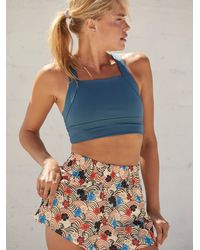 Free People Get Your Flirt On Printed Shorts - Multicolour