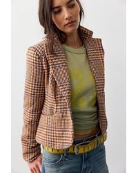 Free People - Whip Smart Nine Lives Blazer Jacket - Lyst
